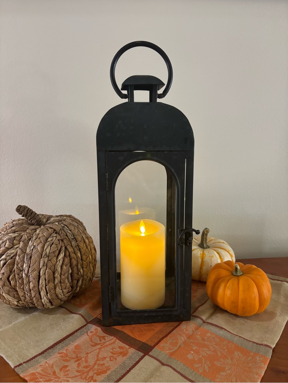 Black Decorative Lantern - Home Accents